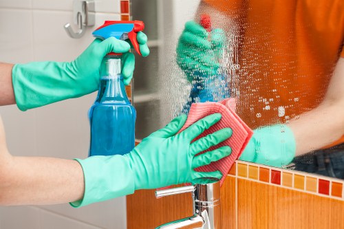 Deep cleaning services in Kennington shown through detailed home cleaning work