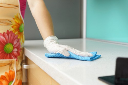 Professional domestic cleaning in a Kennington home