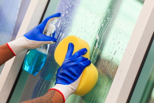 Close-up of thorough cleaning work in a Kennington home interior
