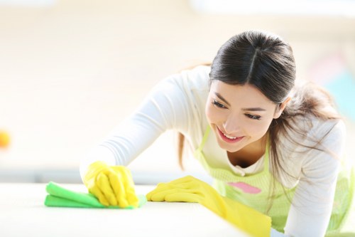 Eco-friendly office cleaning tools used in Kennington offices