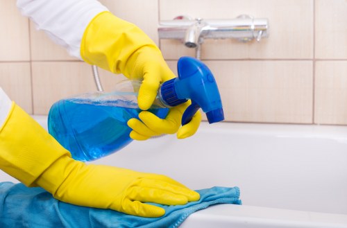 Staff trained to use cleaning products safely in Kennington