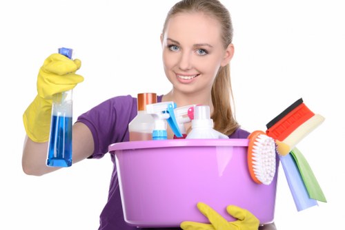 Thorough cleaning of communal area in Kennington building